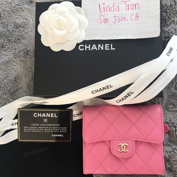 ‼️SOLD‼️Chanel Small 21P Pink Trifold Wallet - Picture 5 of 11